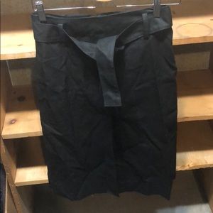 Belted Cotton/Linen J Crew Skirt 0